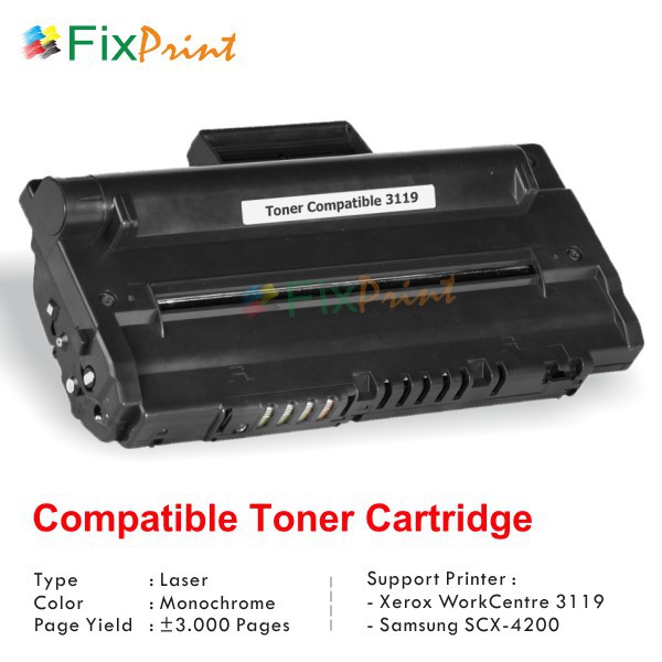 Cartridge Toner Compatible Xerox WorkCentre 3119 - Samsung SCX-4200