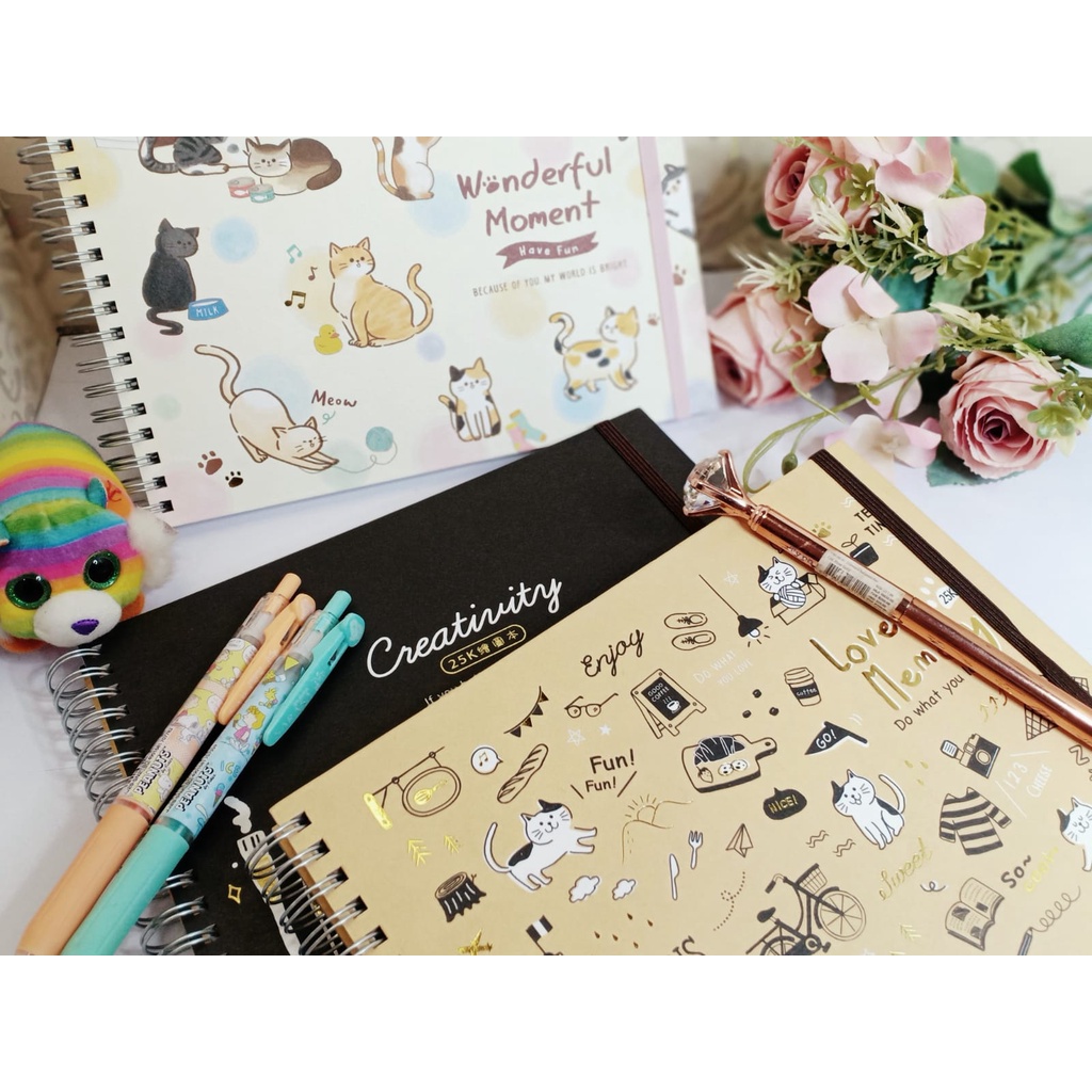

SCRIBBLE BOOK CAT CUTIE
