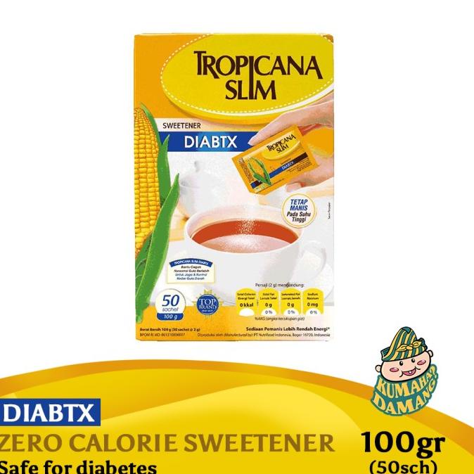 

Tropicana Slim Sweetener Diabtx ( 50 Sachet / 100 Sachet )