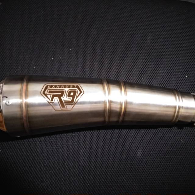 Knalpot racing R9 new CBR 150R CB 150R Vixion R15 mantul