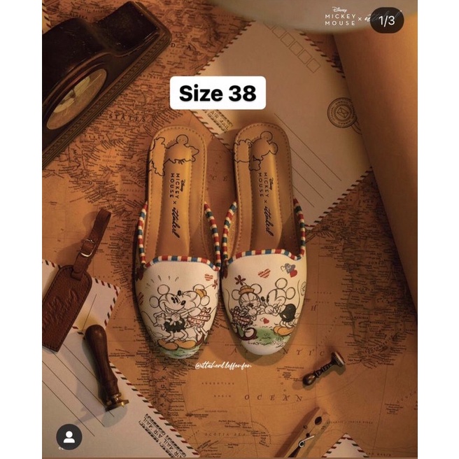 Ittaherl Disney Dear Mickey Slipper Round
