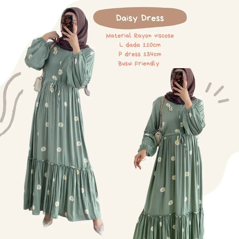 HOMEYDRESS MOTIF BUNGA DAISY