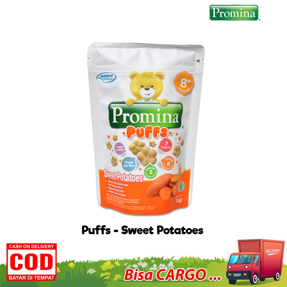 Grosir Karton Promina Puffs Snack Anak Cemilan Bernutrisi isi 24 pcs