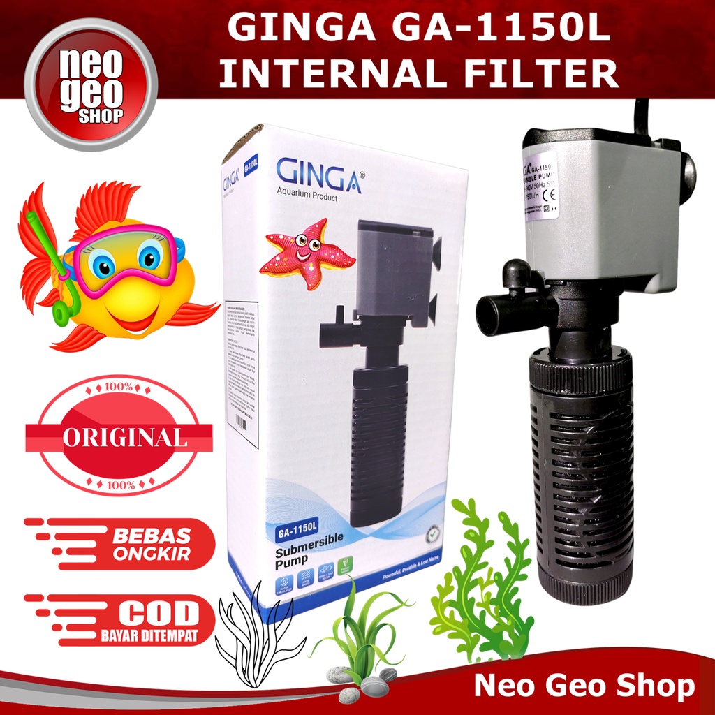 GINGA GA 1150 L 1150L GA1150L MESIN POMPA INTERNAL FILTER AQUARIUM AQUASCAPE