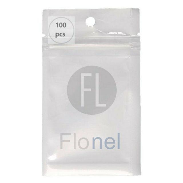 Sachet Plastik Putih 8x13 Cm [100pcs] - Kemasan Kombinasi Ziplock / Zip Bag