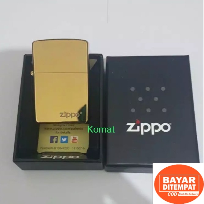 COD Korek Api Zippo KW Super Exclusive Gold Polos