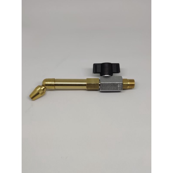 Nozzle Steam Bengkok 14cm Keran Italy Alat Cuci Ac Mobil Motor