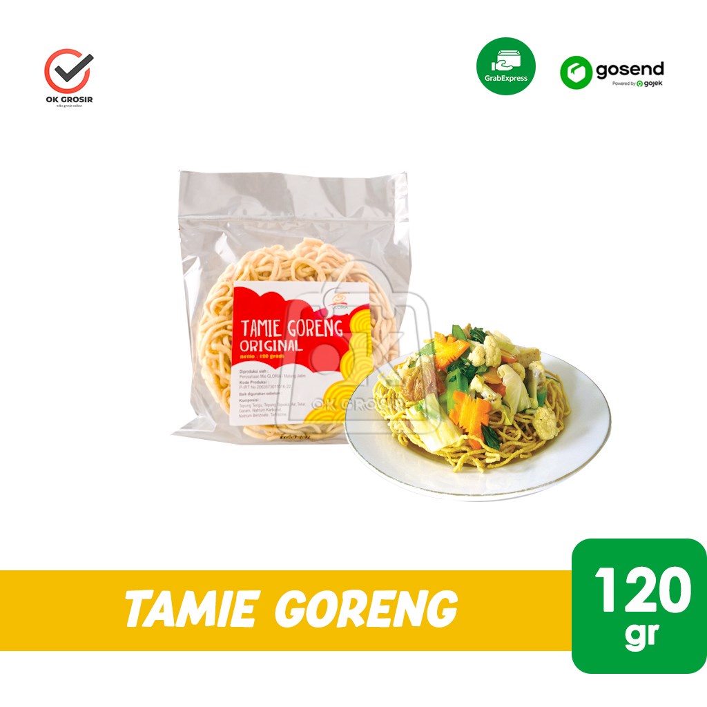 

Mie Tamie Goreng Original GLORIA 120gr (KHUSUS INSTANT)