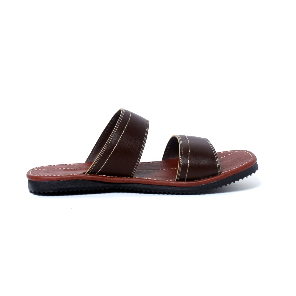 Sandal Selempang Pria Kulit Asli Rasheda Gr 28 Big Size