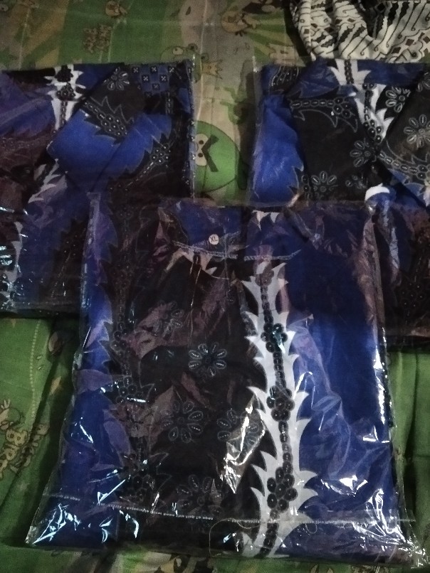 Batik Couple Tunik Kemeja Ready Sragam Emhabatik Tunik Ziper Depan Terlaris