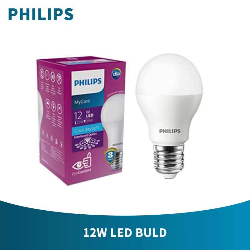 12W E27 6500K 230V Philips MyCare LEDBulb