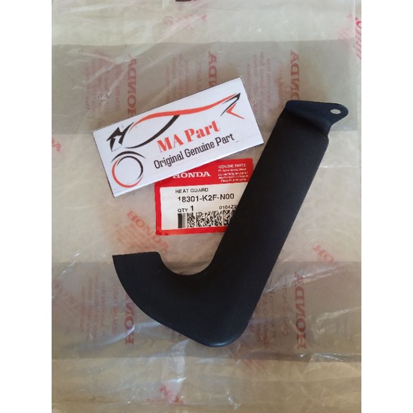 COVER TUTUP TEBENG PELINDUNG KNALPOT DEPAN SCOOPY 2021 2022 2023 2024 ORIGINAL 18301K2FN00