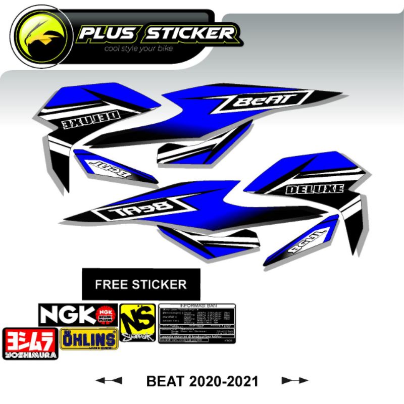 Stripping Variasi Honda Beat new Deluxe/beat 2020-2021