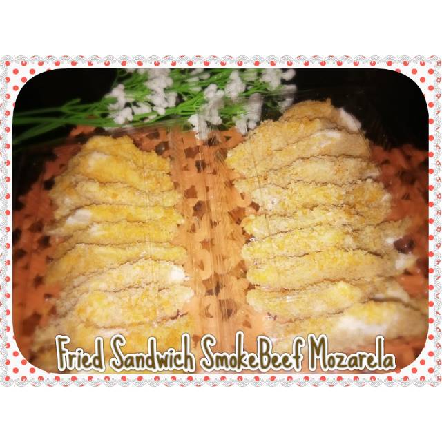 

fried sandwich smoke beef mozarella （frozen）