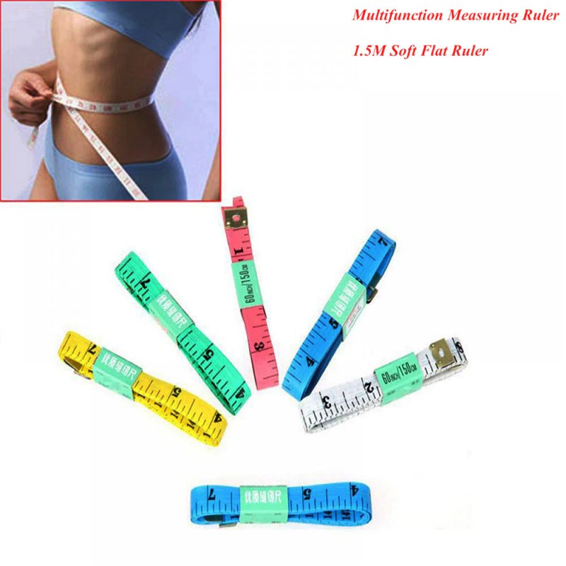 

INDORETAIL | 1 Pcs Hot Sale Penguasa Tubuh Mengukur Penguasa Jahit Tailor Tape Measure Lembut Datar