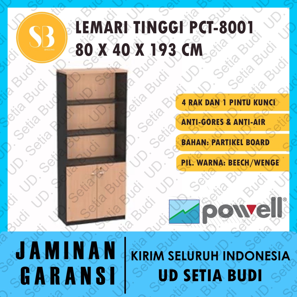 Kabinet / Lemari Tinggi Powell Three PCT 8001