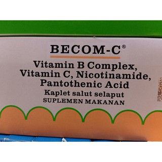 Jual BECOM C - Multivitamin dan Vitamin C (Harga Per BOX) | Shopee