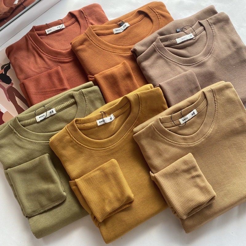 KAOS GAP / RIB TEE / BASIC PANJANG