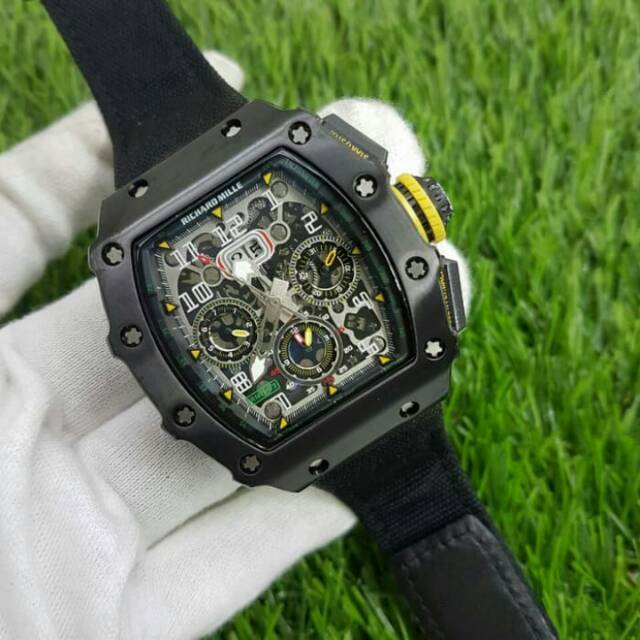 JAM TANGAN PRIA RM 11-03 FLIBACK KVF SKELETON DIAL