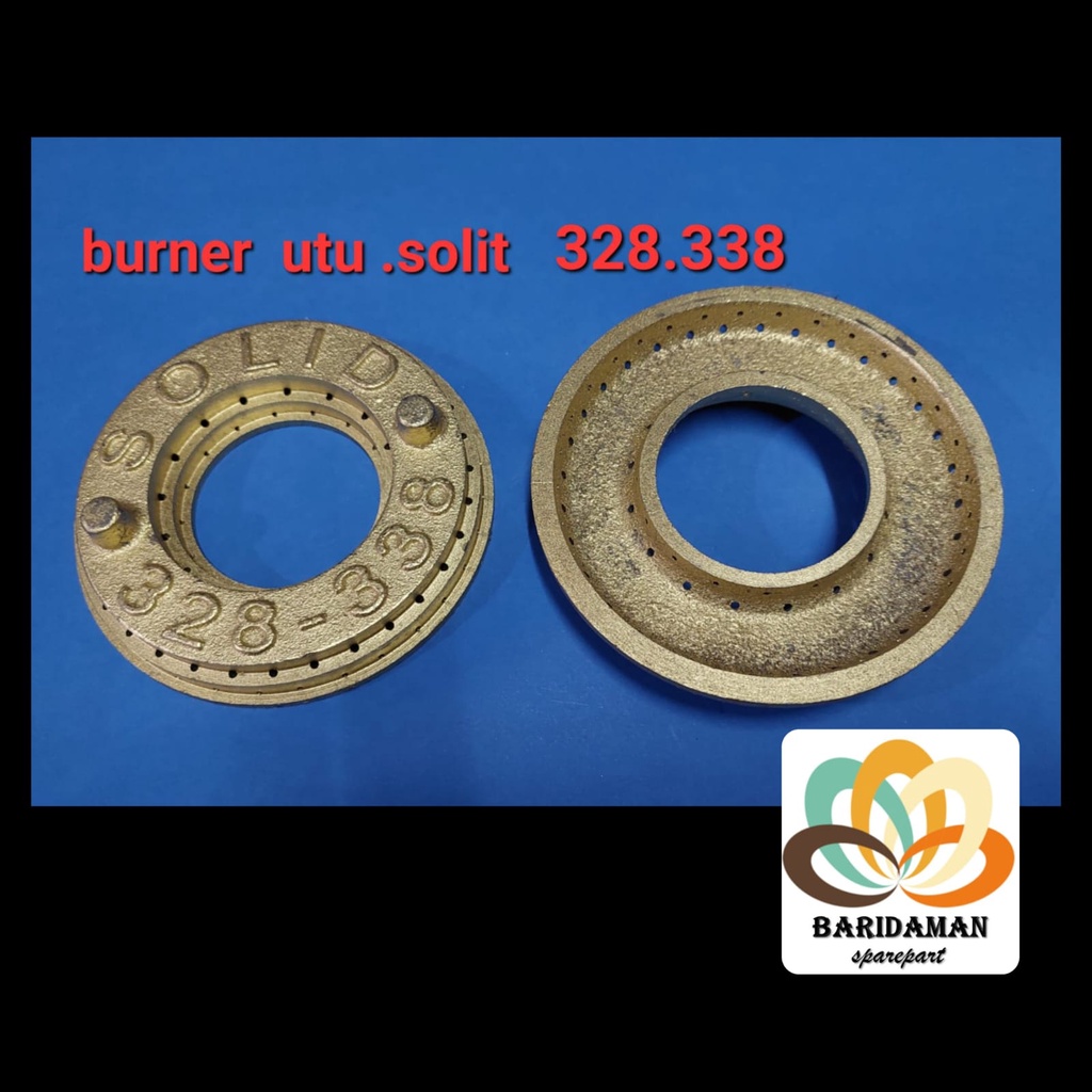 Burner Dudukan Kompor Tekanan Tinggi High Pressure Solid Automatic 328 338