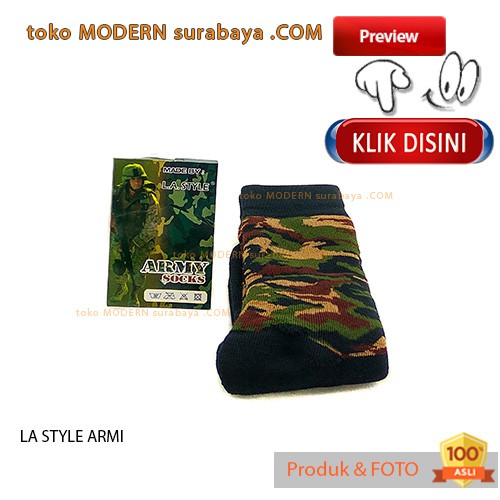 KAOS KAKI LA STYLE ARMY SOCKS AD DORENG