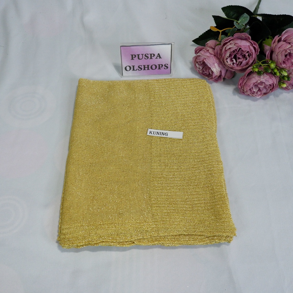 VEIL  MUTIARA SLAYER  PENGANTIN MOTIF ALL VARIAN COLOUR-PASMINA