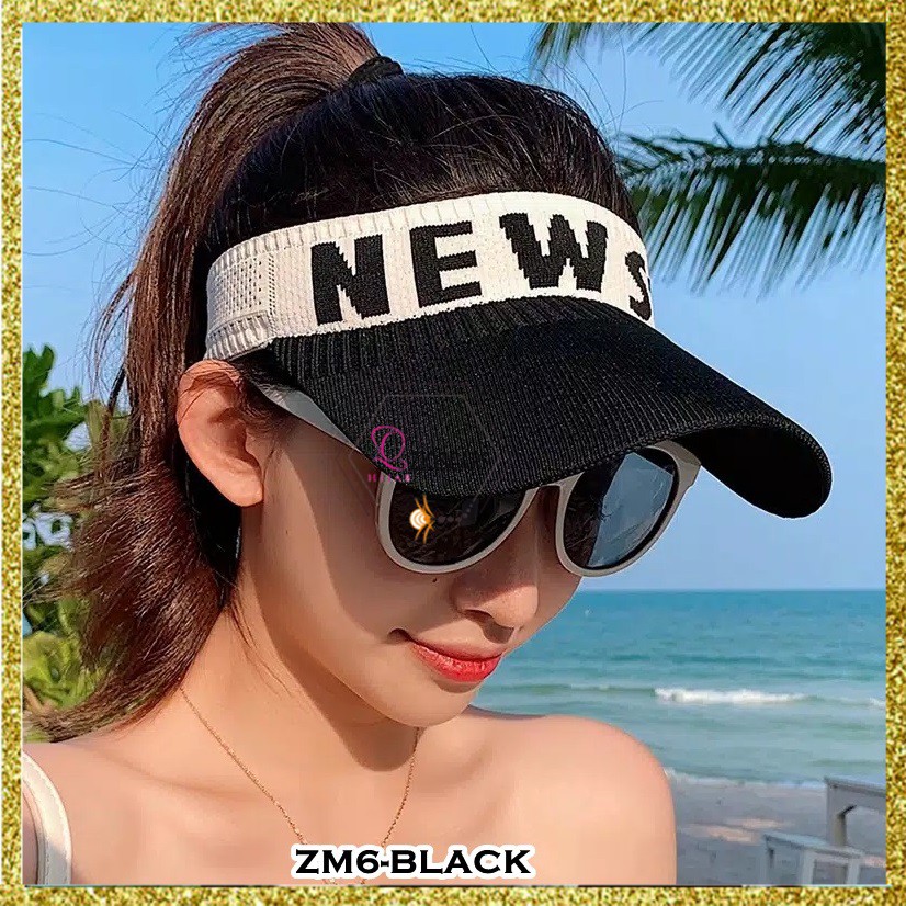 TOPI GOLF SENAM ZUMBA TENNIS SUMMER TENIS OLAHRAGA PANTAI SPORT MATAHARI ANTI UV RAJUT HAT WANITA ZM