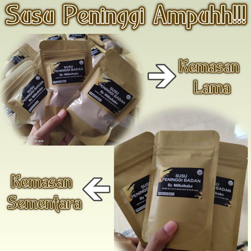 

SUSU PENINGGI BADAN 100% ORI BY MILKSHAKE
