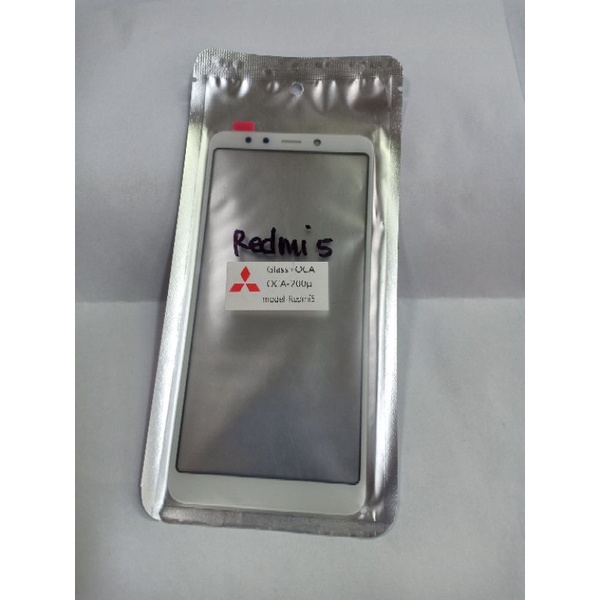 GLASS + OCHA / KACA LCD REDMI 5