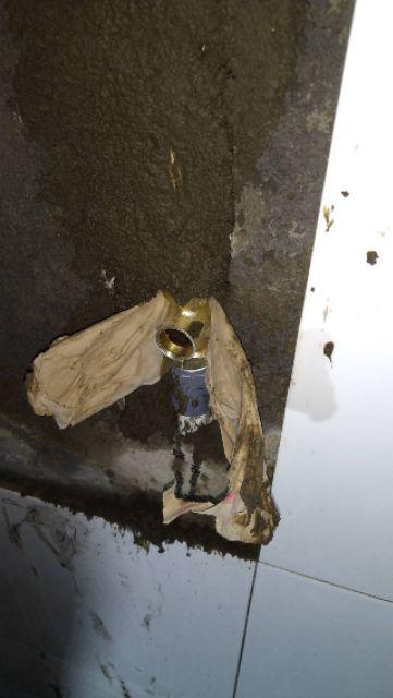 Paket Wall Shower Tanam Stainless Bulat 20cm