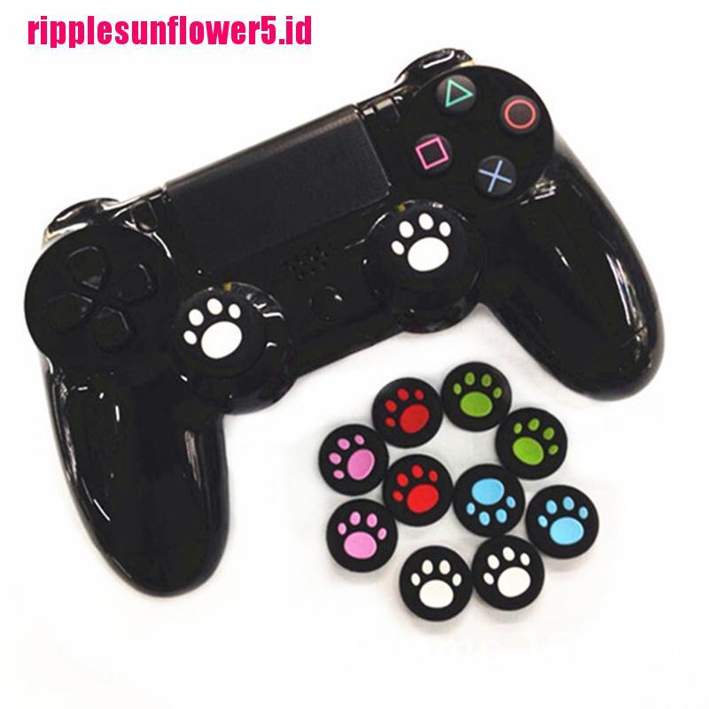 # Kaos T-Shirt Wanita Lengan Pendek Motif Print #2pcs Cap Thumbstick Joystick Bentuk Cakar Kucing Bahan Silikon Untuk PS3 PS4 Xbox