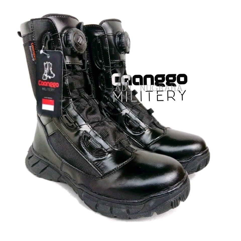 SEPATU PDL MILITER SYSTEM TALI PUTAR NEW CAANGGO MILITERY