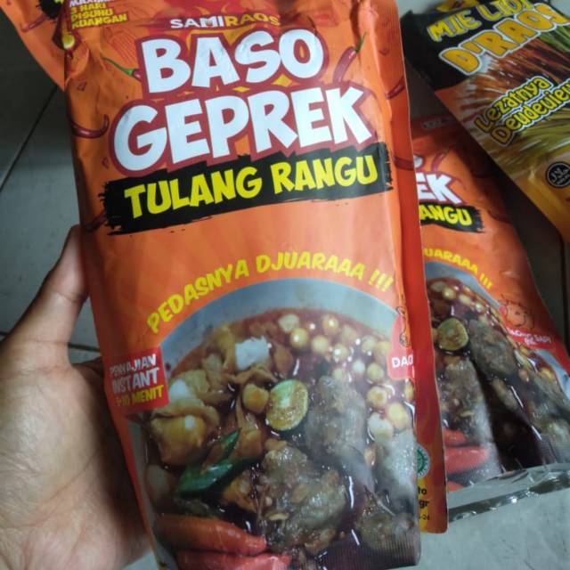 

Baso geprek tulang rangu