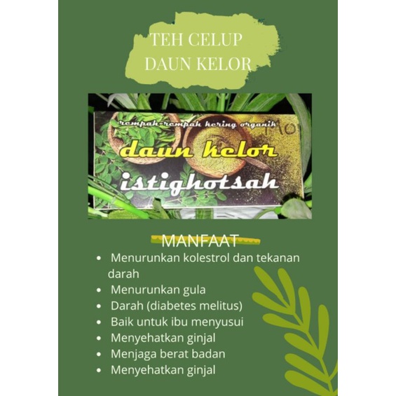 

Teh Celup Daun Kelor Istighotsah