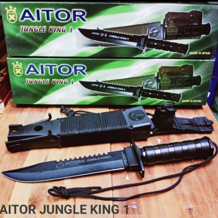 Pisau Sangkur AITOR JUNGLE KING 1 Original Terbaru