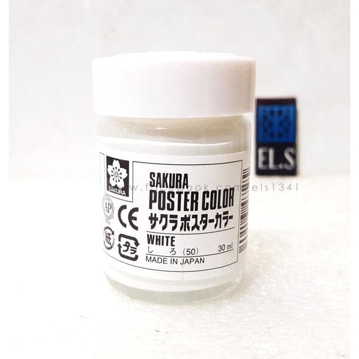 

B45782℉ Sakura Poster Color 30 ML White (Cat Poster)