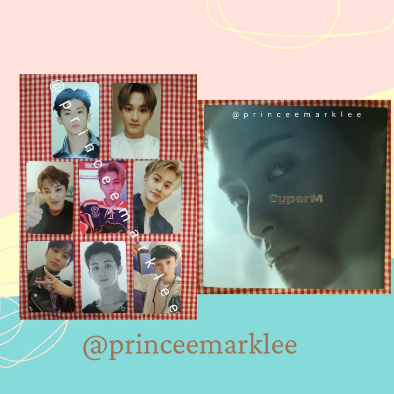 Album Jopping SuperM Mark cover Pc Mark Emphaty Dream Jempol resonance Future We Young Holo SuperOne
