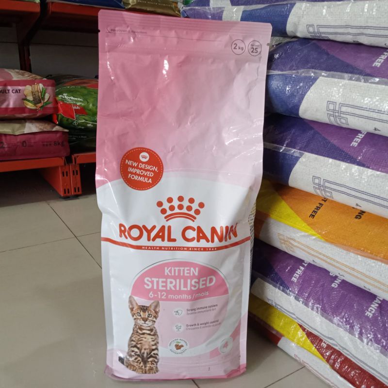 Royal Canin Strerilised Kitten 2kg makanan kucing royal Canin strerilised kitten