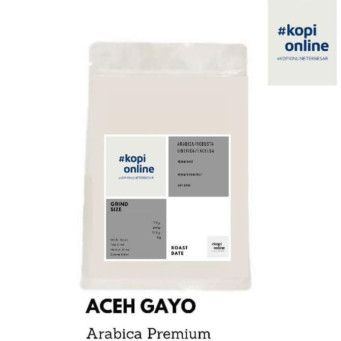 

ARABIKA ACEH GAYO PREMIUM 250 GR COFFEE BEAN BIJI KOPI - BIJI