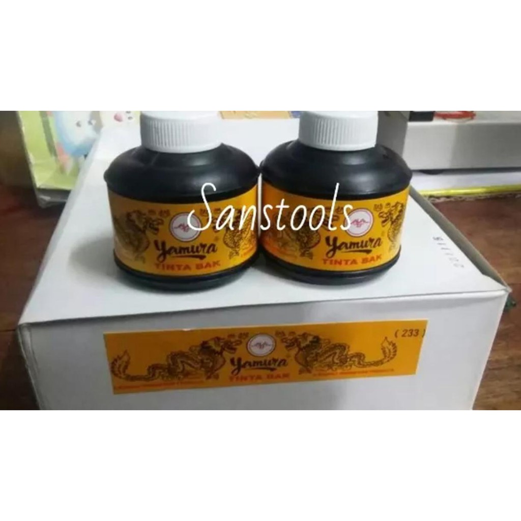 

tinta naga Yamura hitam cairan ink tinta cina bak sipatan black sipat