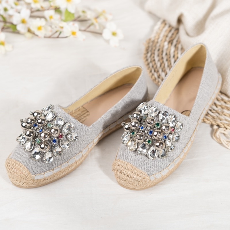 Lunie Grey Espadrilles