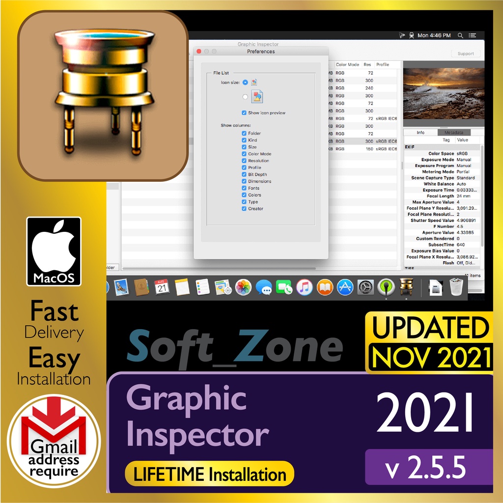 

Grphc Inspctr 2.5.5 - Prvds Extnsv Inf f Grphcs [mcOSX BgSr (Intl & M1)Spprt] - Dgtl Dwnld