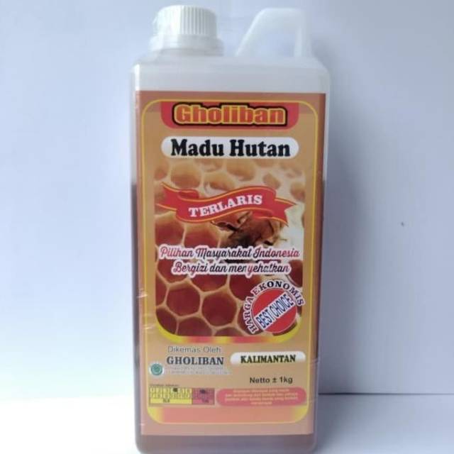 

Madu Gholiban Kalimantan 1kg - Gholiban Madu Plus Bee polen