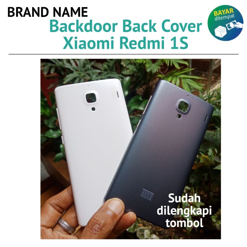 Backdoor Cover Xiaomi Xiomi Redmi1 Redmi1s Redmi 1 / 1S Back Door Casing Tutup Belakang HP + Tombol