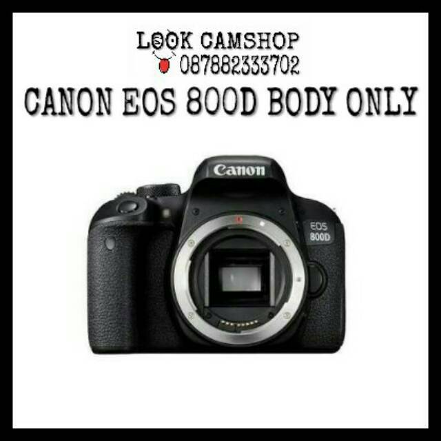 KAMERA DSLR CANON EOS 800D 800D - BO ( BODY ONLY )