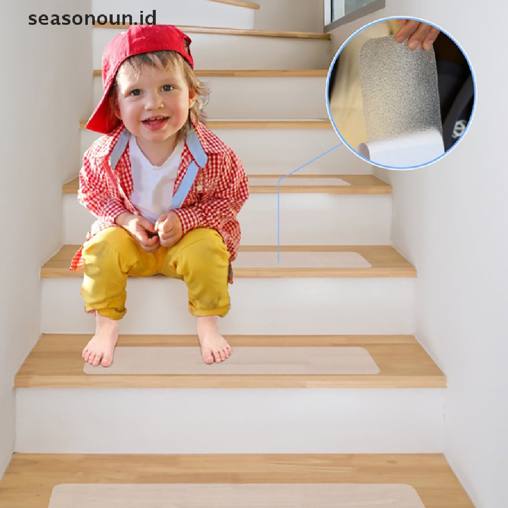 Stiker Lantai Transparan Anti Slip Tahan Air Untuk Kamar Mandi