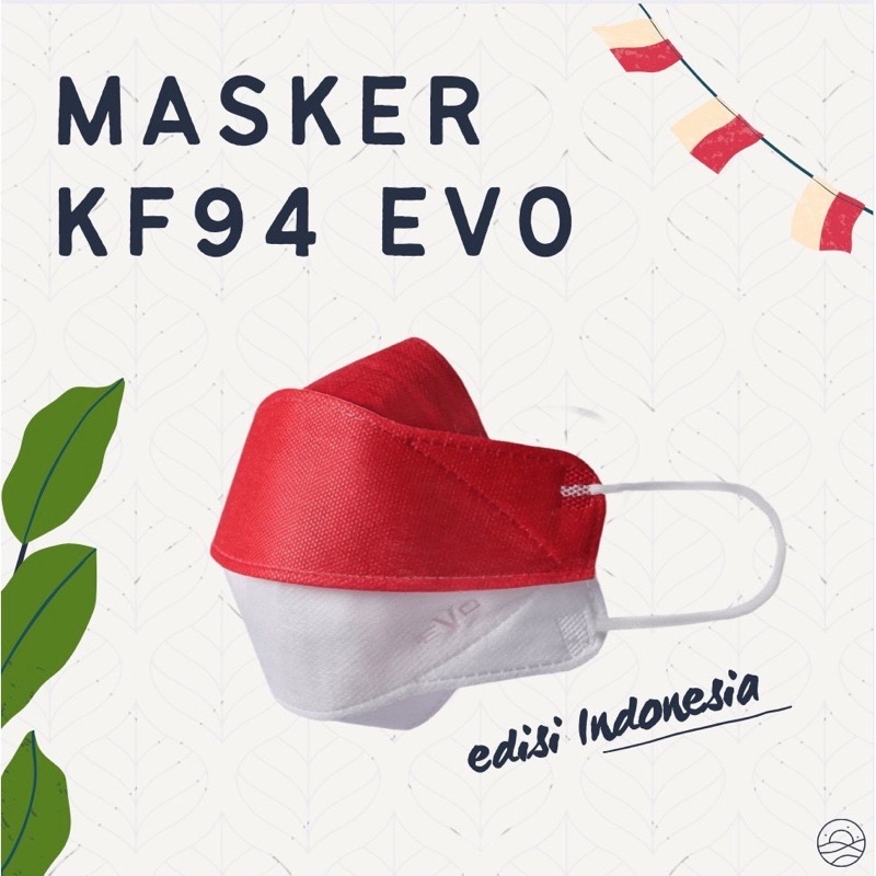 Masker EVO Plusmed/ Masker EVO Merah Putih