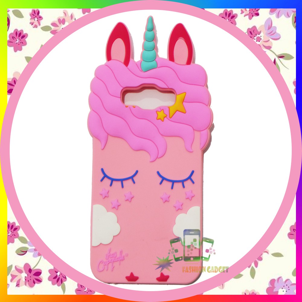 Silicone Rubber 3D Case Unicorn For Samsung Galaxy On 7 Kuda Poni Samsung Galaxy On 7