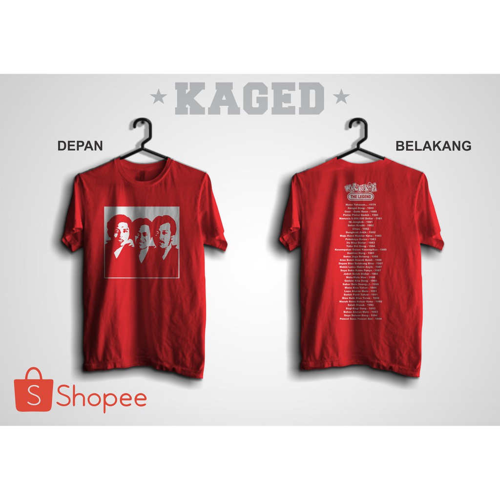 Kaos Warkop Dki Reborn Kaos Warkop Dki Kaos Warkop Dki The Legend Kaos Warkop #WARNAMERAH