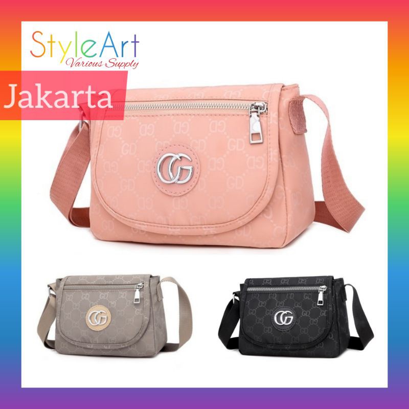 StyleArt SL3169 Tas Selempang Wanita 100% Original Fashion Import SlingBag Mini Simple Like Guci